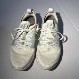 Allbirds Women’s 7.5 Running Walking Shoes – Mint Green & White – Lightly Used